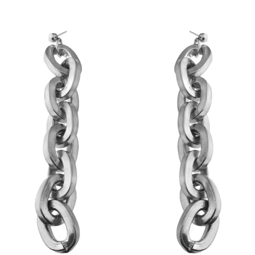 vidakush spada chain link earrings never worn